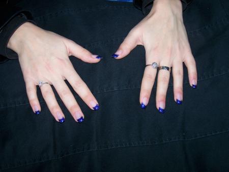 Pose French paillett�es M�lanie