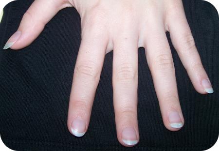 Pose French sur ongles naturels