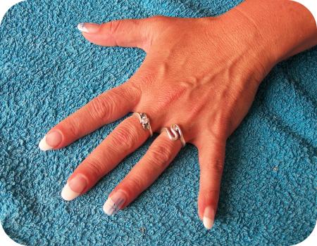 Pose French sur ongles naturels