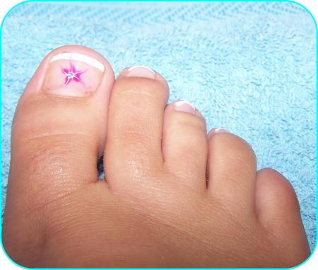 Pose french sur pieds