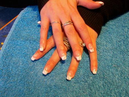 Pose French sur ongles naturels